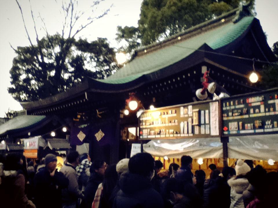 川越氷川神社　初詣　混雑